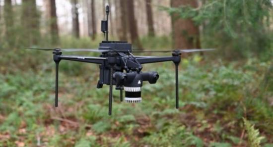 Drone operations to detect forest destruction